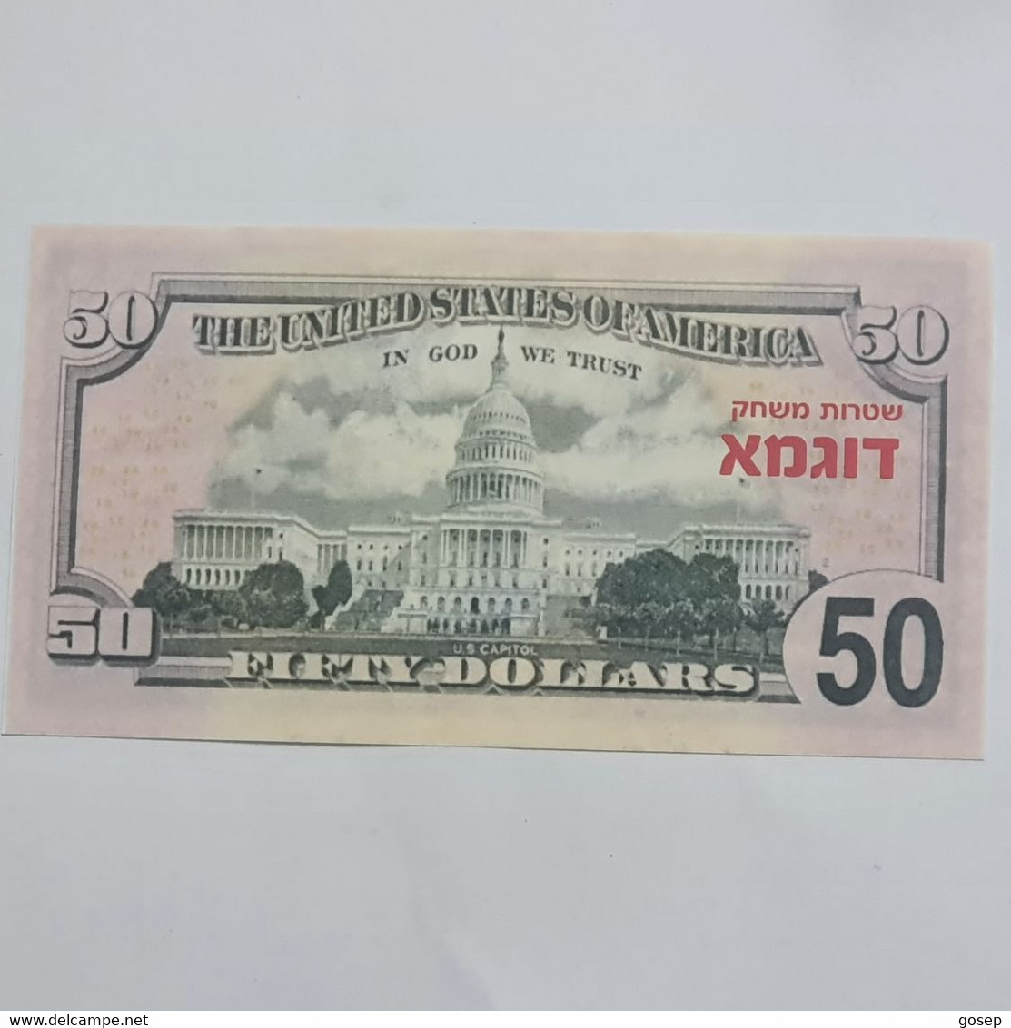 U.S.A-federal Reserve Note-(50$)-(3)-(EJ05875949A)-(2004)-(Sample Game Notes)-u.n.c - Sets & Sammlungen