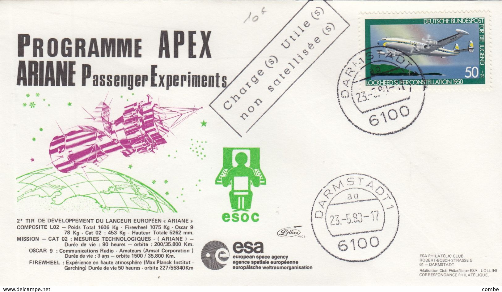 PROGRAMME APEX ARIANE PASSENGER EXPERIMENTS - Altri & Non Classificati