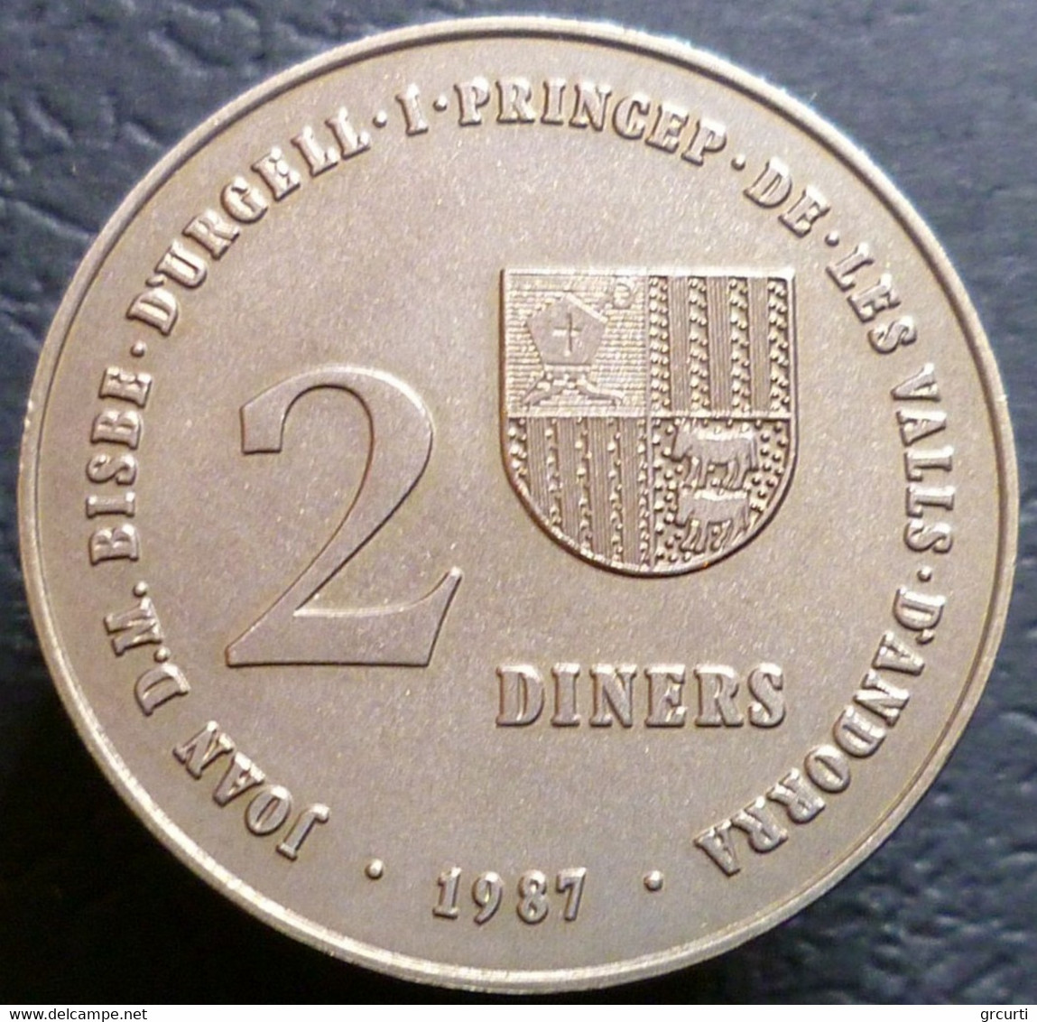 Andorra - 2 Diners 1987 - Olimpiadi Estive Ed Invernali - KM# 46.1 - Andorra