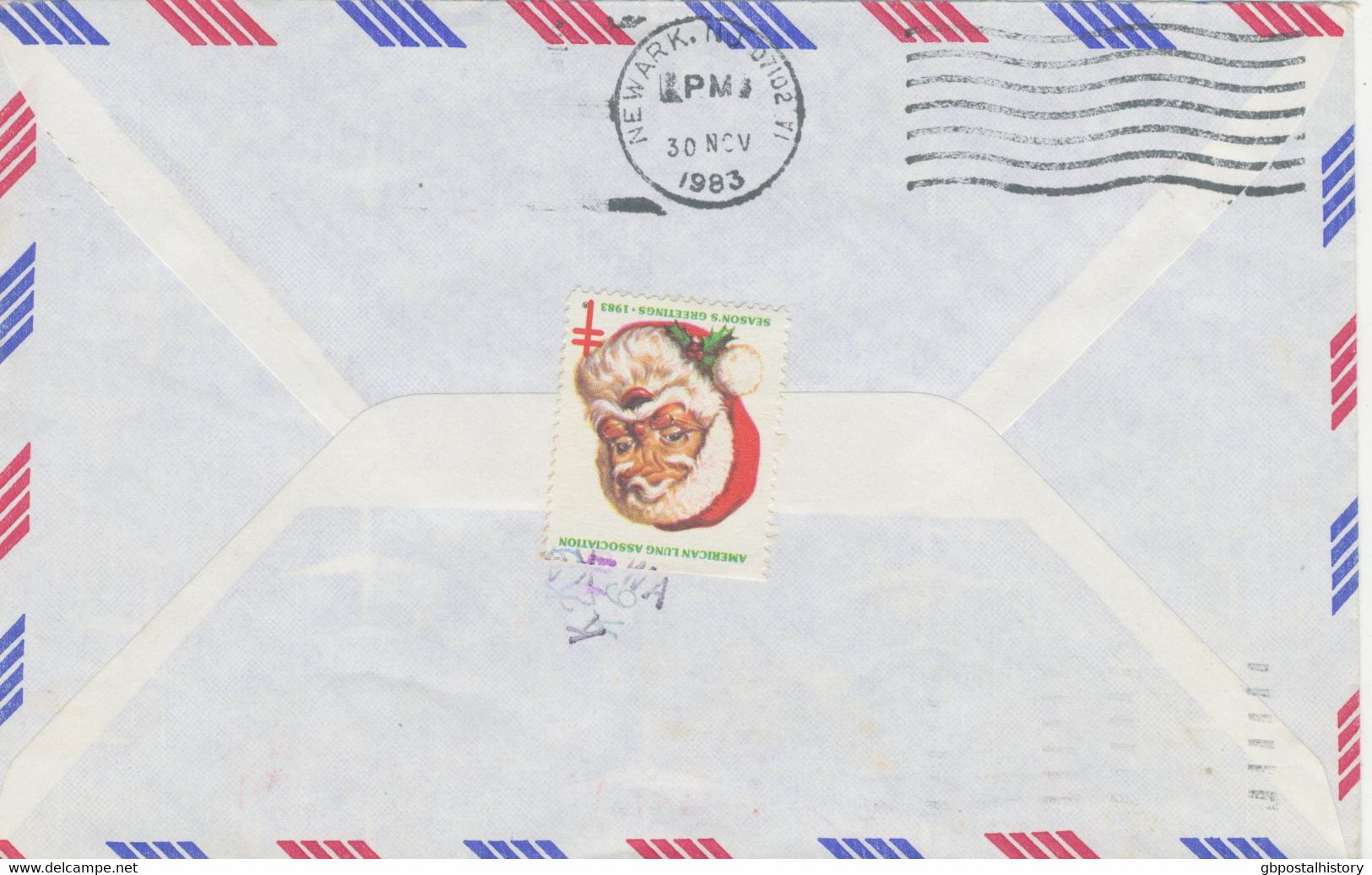 USA 1983, 40 C Air Mail Olympic Summer Games 1984, Los Angeles Swimming On Superb Air Mail Cover From „CLIFTON, NJ 07011 - Cartas & Documentos