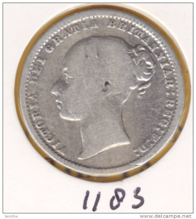 @Y@   Groot Britannie  1 Shilling 1873   (1183)  Zilver / Ag / Prata - I. 1 Shilling