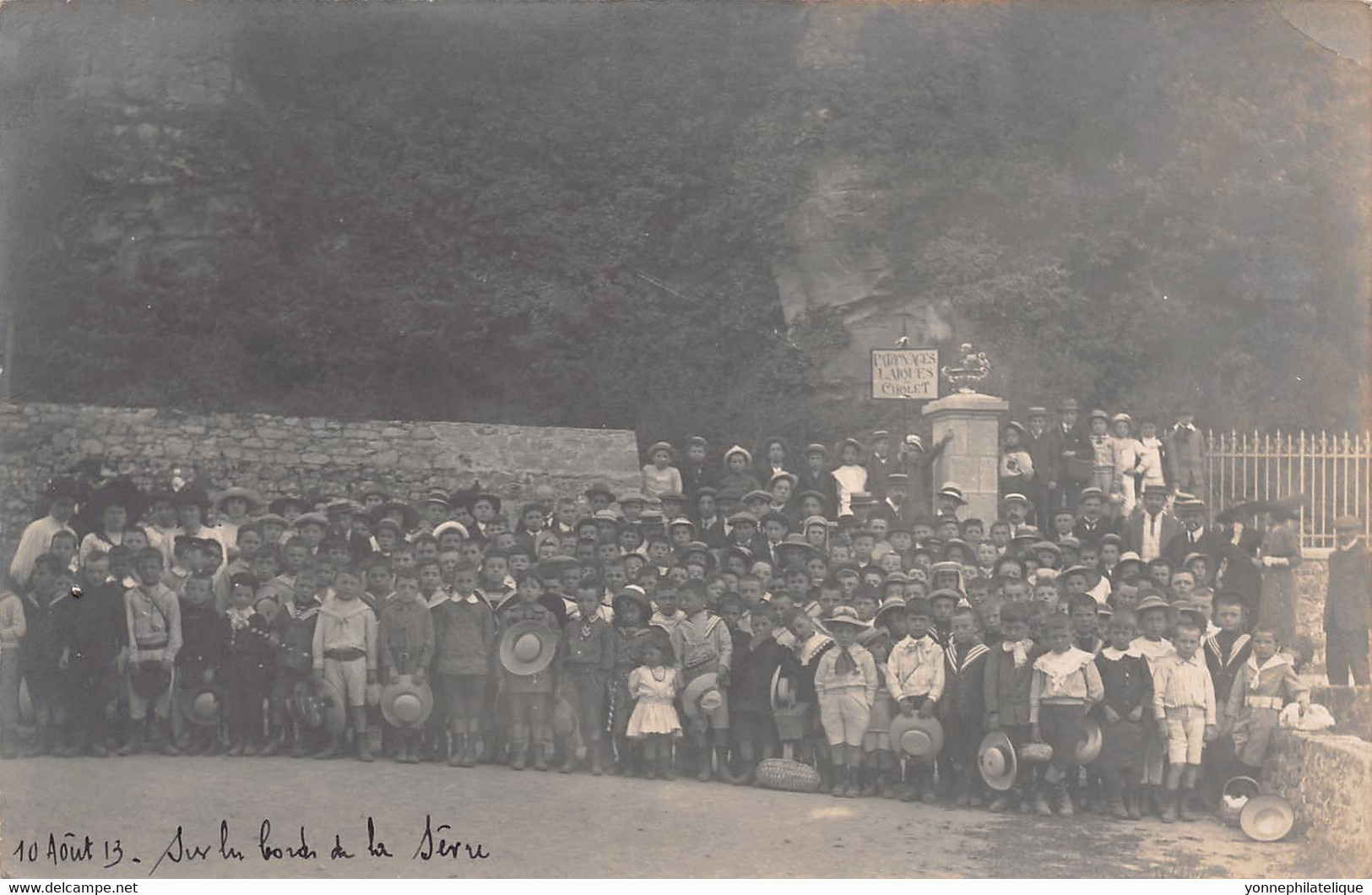 49 - MAINE ET LOIRE - CHOLET - Carte Photo -1913- Amicale Des Anciens élèves Des écoles Laïques (10091) - Cholet