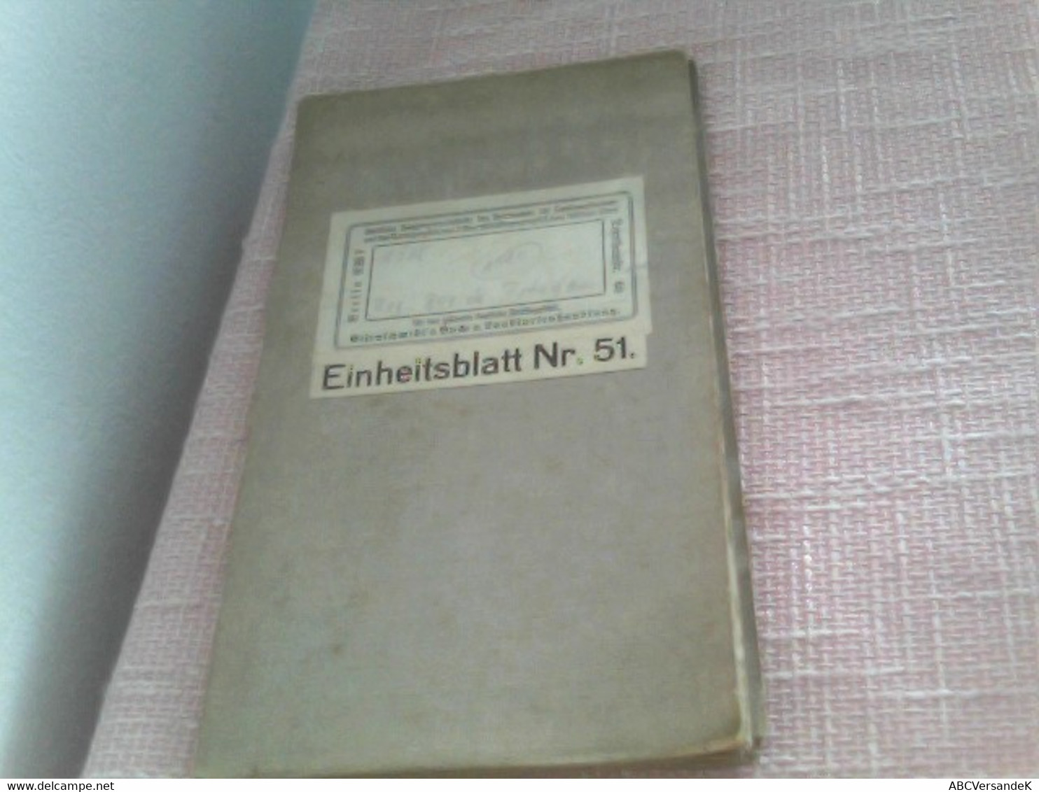 EINHEITSBLATT Nr. 51  REGIERUNGSBEZIRK POTSDAM - Allemagne (général)