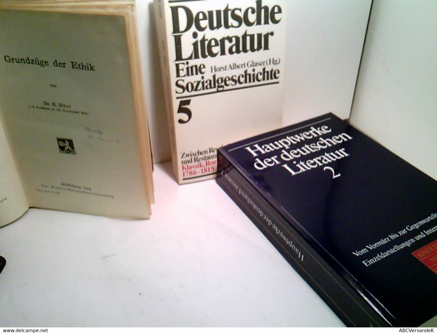 Konvolut Bestehend Aus 3 Bänden, Zum Thema: Philosophie / Literatur - Filosofía