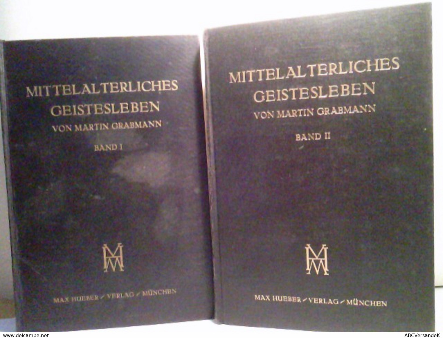 Konvolut Bestehend Aus 2 Bänden, Zum Thema: Mittelalterliches Geistesleben. - Filosofía
