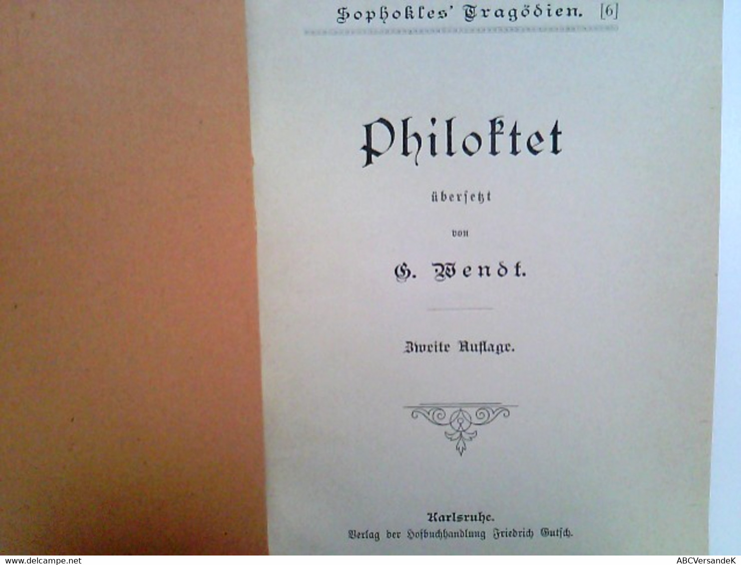 Philoktet. SophoklesTragoedien - Autores Alemanes