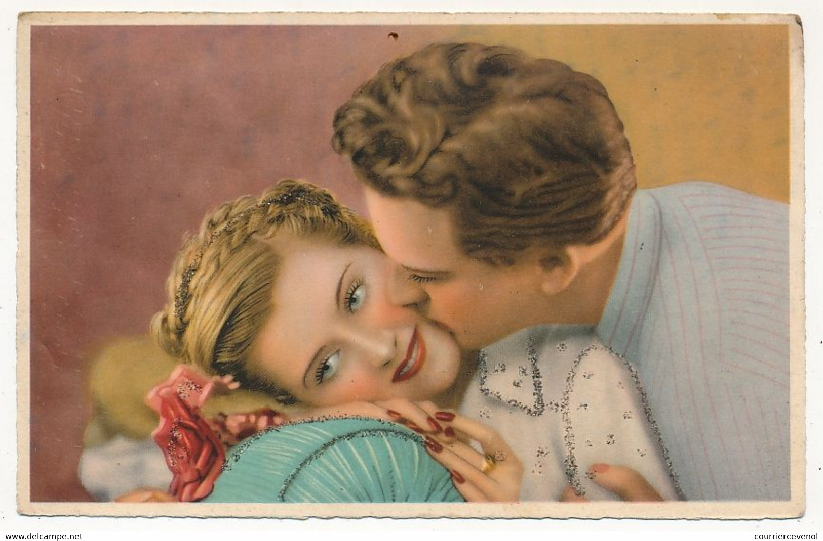 6 CPSM Fantaisie Des Années 1950 - Correspondance Amoureuse - Paare