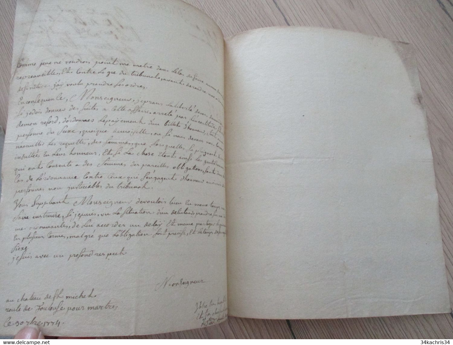 USTOU TARN AUDE X 3 Documents Dont Généalogie Et Velin 1661  Acte Familiale - Manuscrits