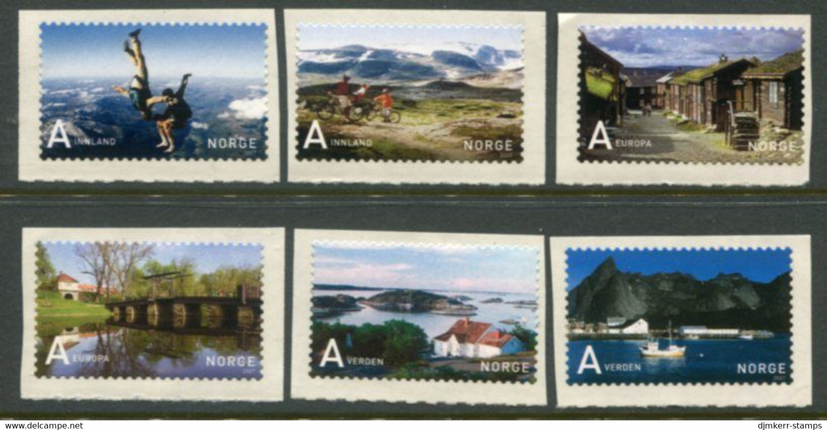 NORWAY 2007 Tourism MNH / **..  Michel 1610-15 - Unused Stamps