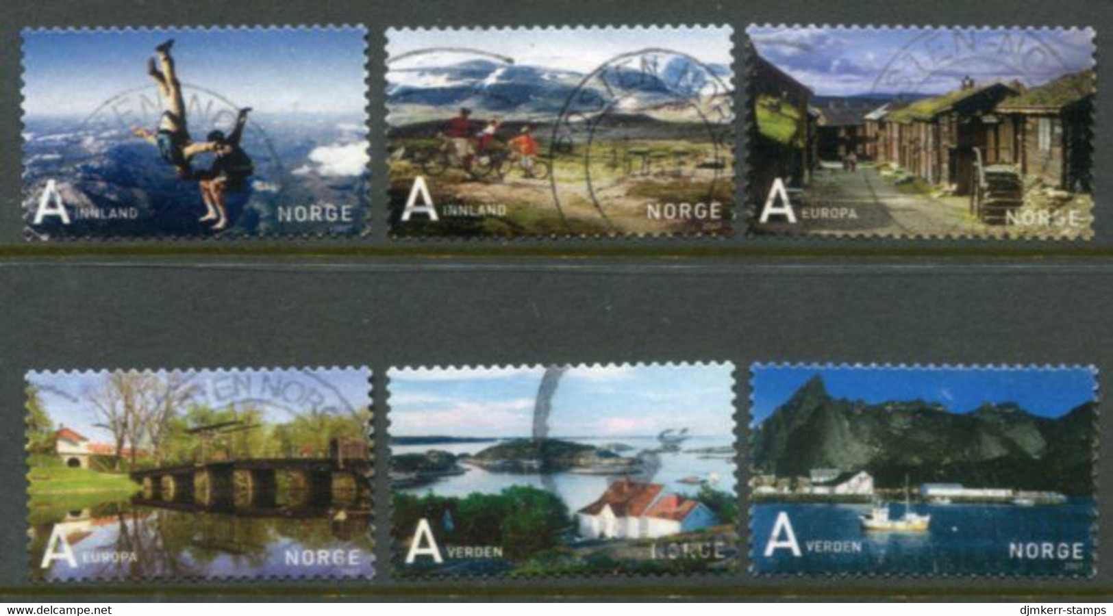 NORWAY 2007 Tourism Used..  Michel 1610-15 - Used Stamps