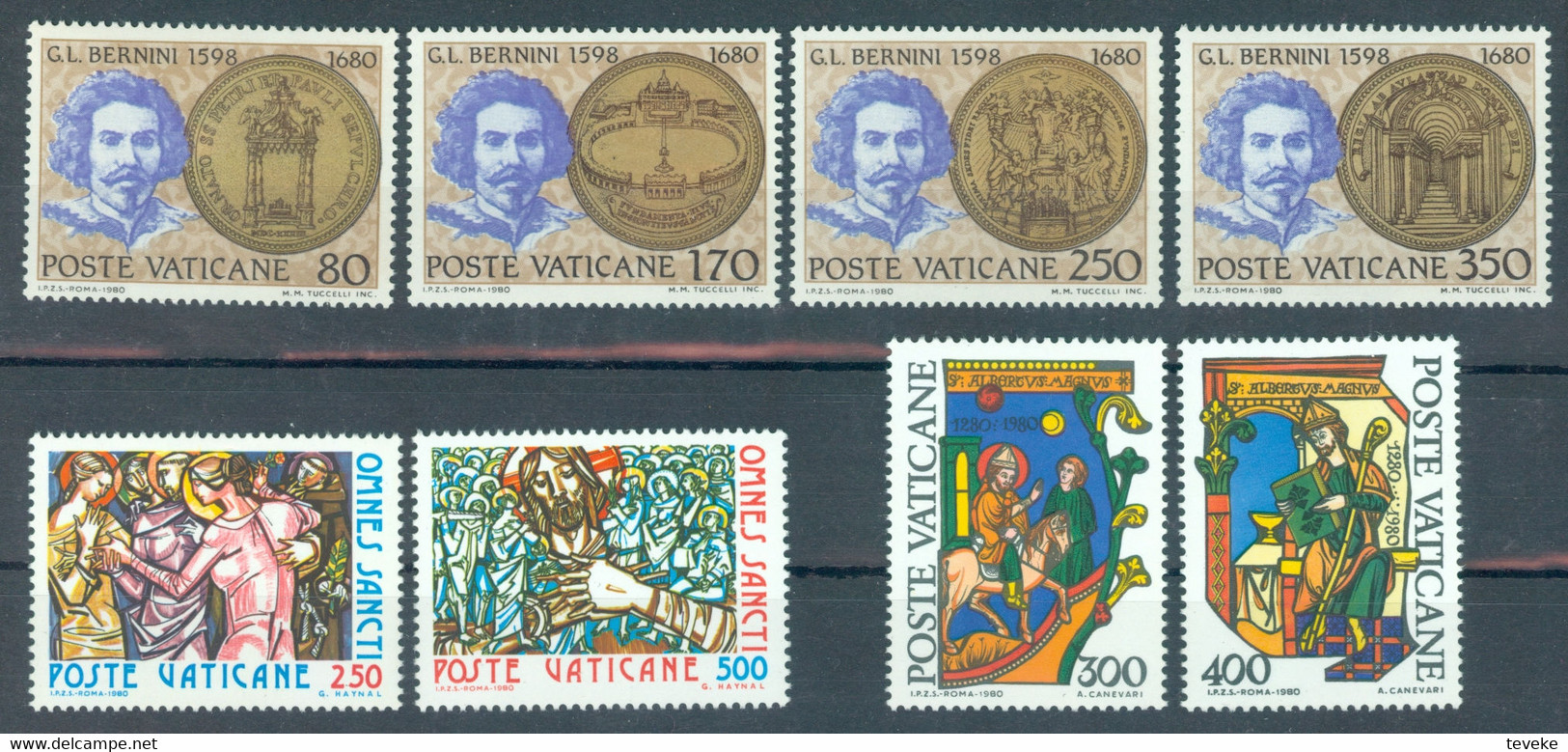 VATICAAN/VATIKAN/CITA DEL VATICANO - 1980 YEARSET/JAHRGANG/JAARGANG MNH/**/NEUF - MiNr. 759/778 - Annate Complete