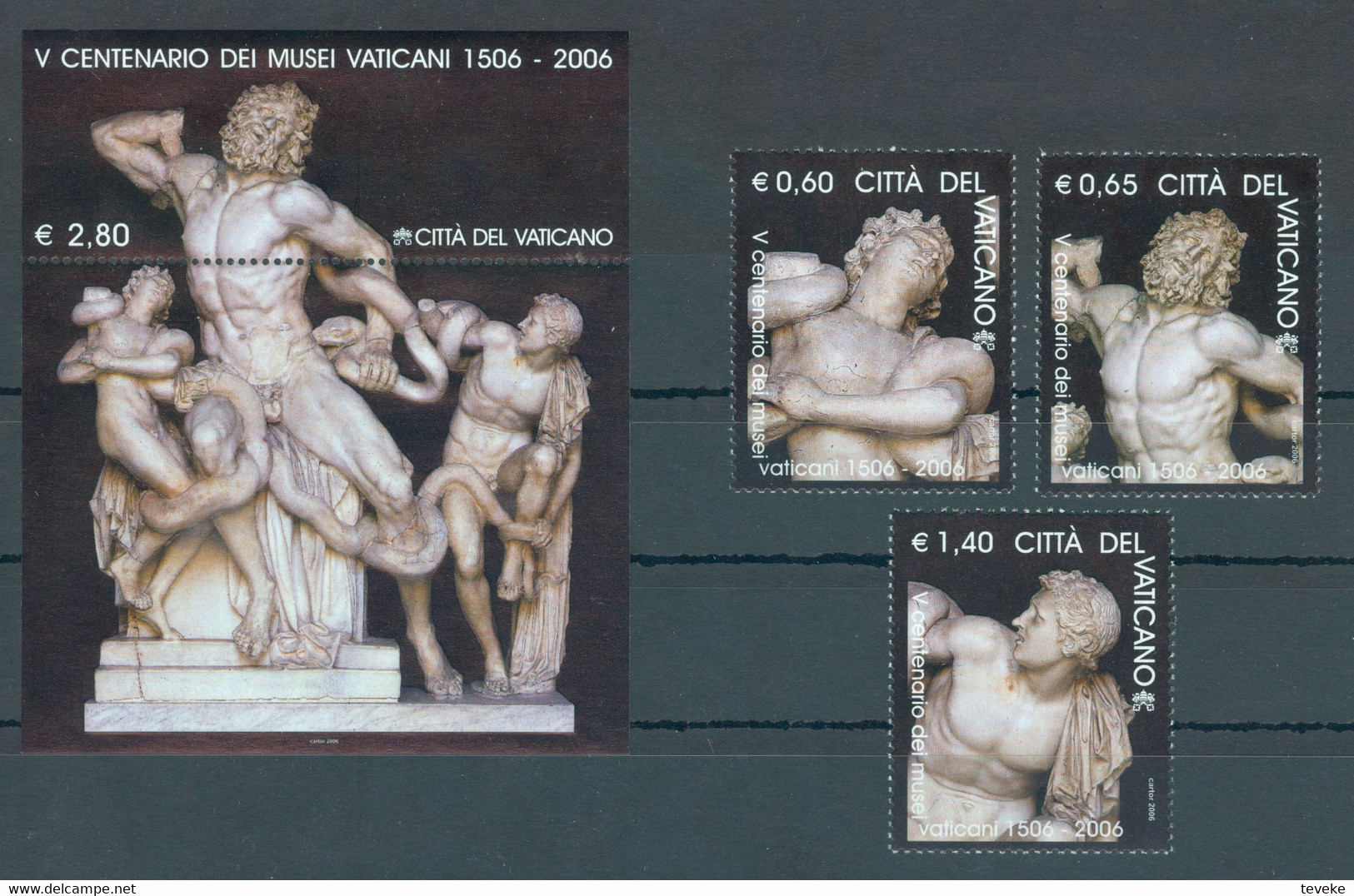 VATICAAN/VATIKAN/CITA DEL VATICANO - 2006 YEARSET/JAHRGANG/JAARGANG MNH/**/NEUF - MiNr. 1543/1570 + BL 27/28 - Annate Complete