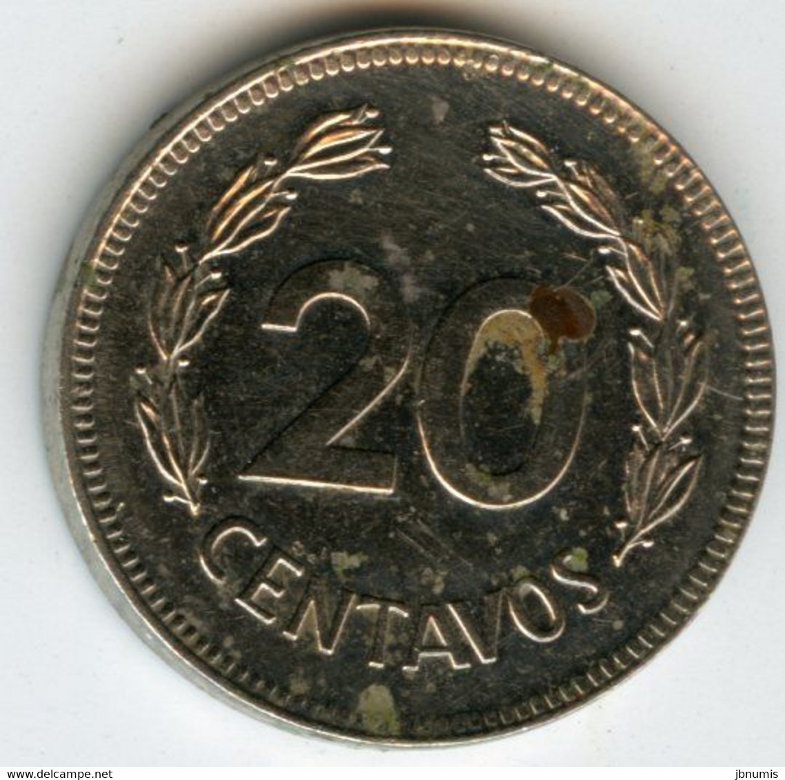 Equateur Ecuador 20 Centavos 1981 KM 77.2a - Equateur