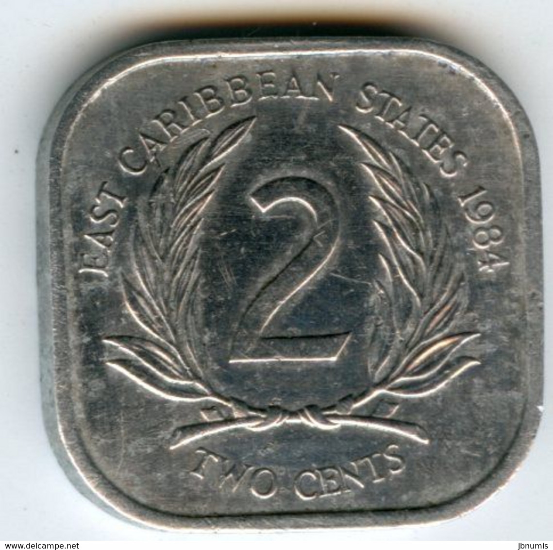 Caraïbes Orientales East Caribbean 2 Cents 1984 KM 11 - Caribe Oriental (Estados Del)
