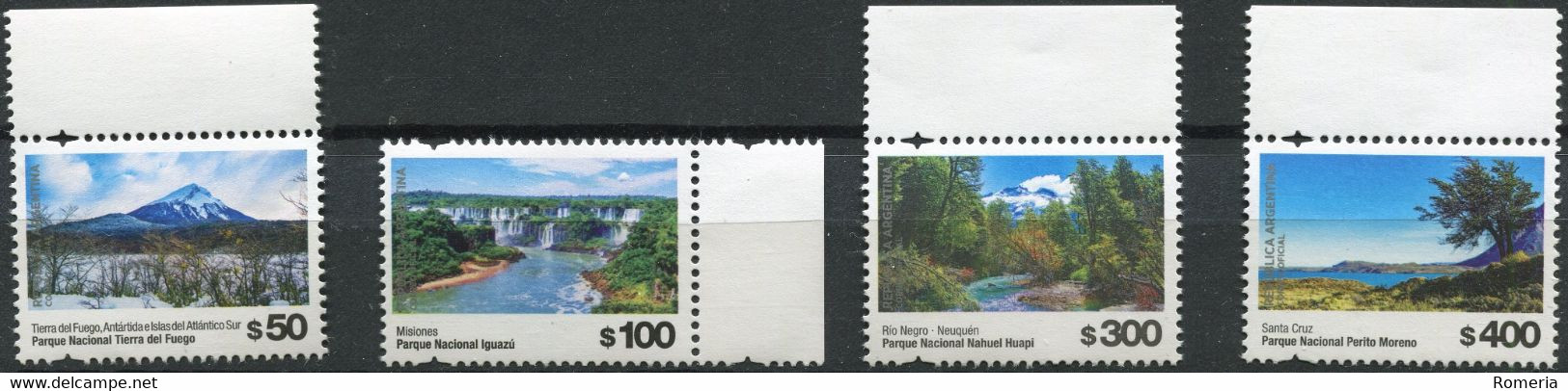 Argentine - 2019 - Yt 3200/3201/3203/3204 - Série Parc Nationaux - ** - Neufs