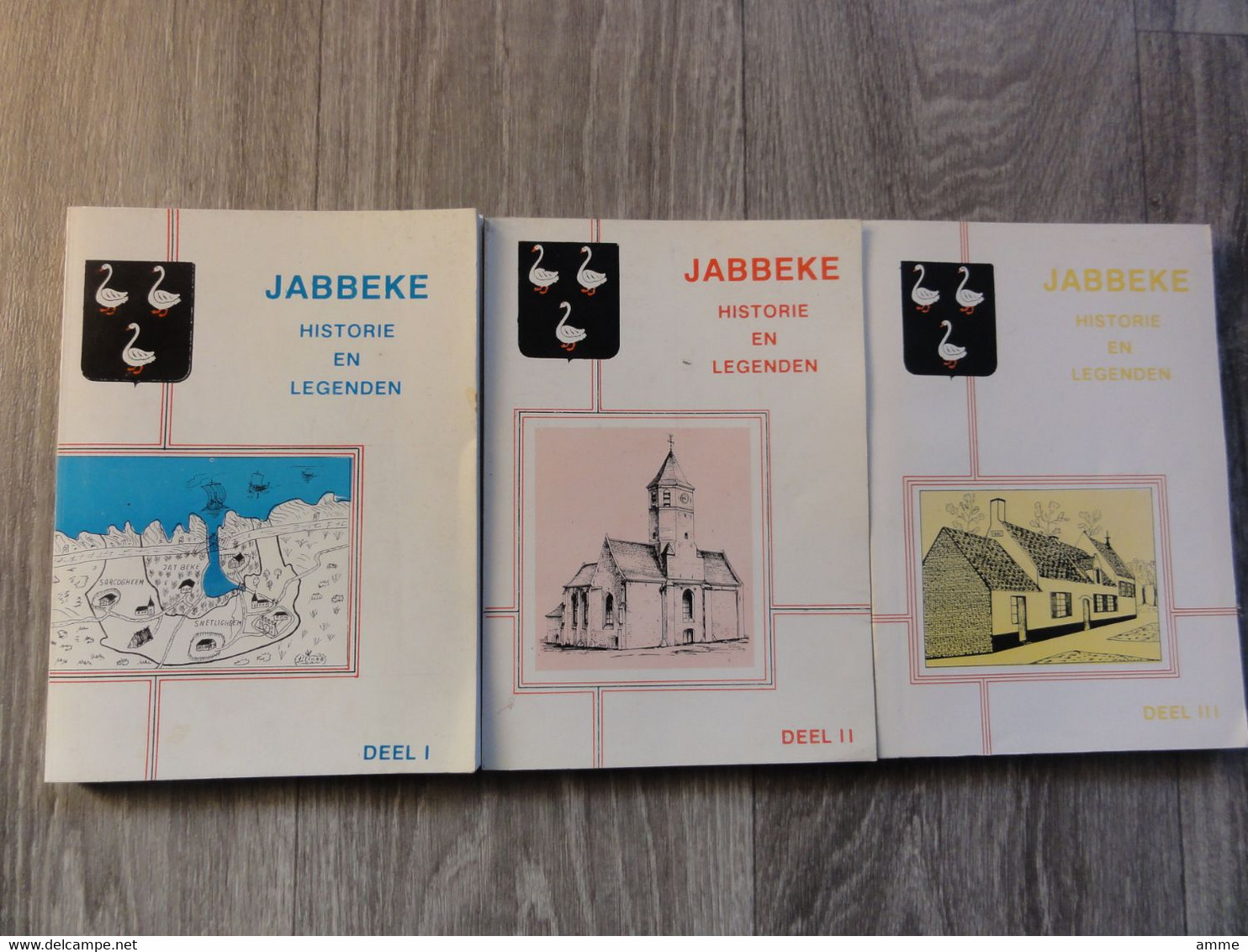 Jabbeke   *    (3 Boeken) Jabbeke , Historie En Legenden - Deel 1,2 En 3 - Jabbeke