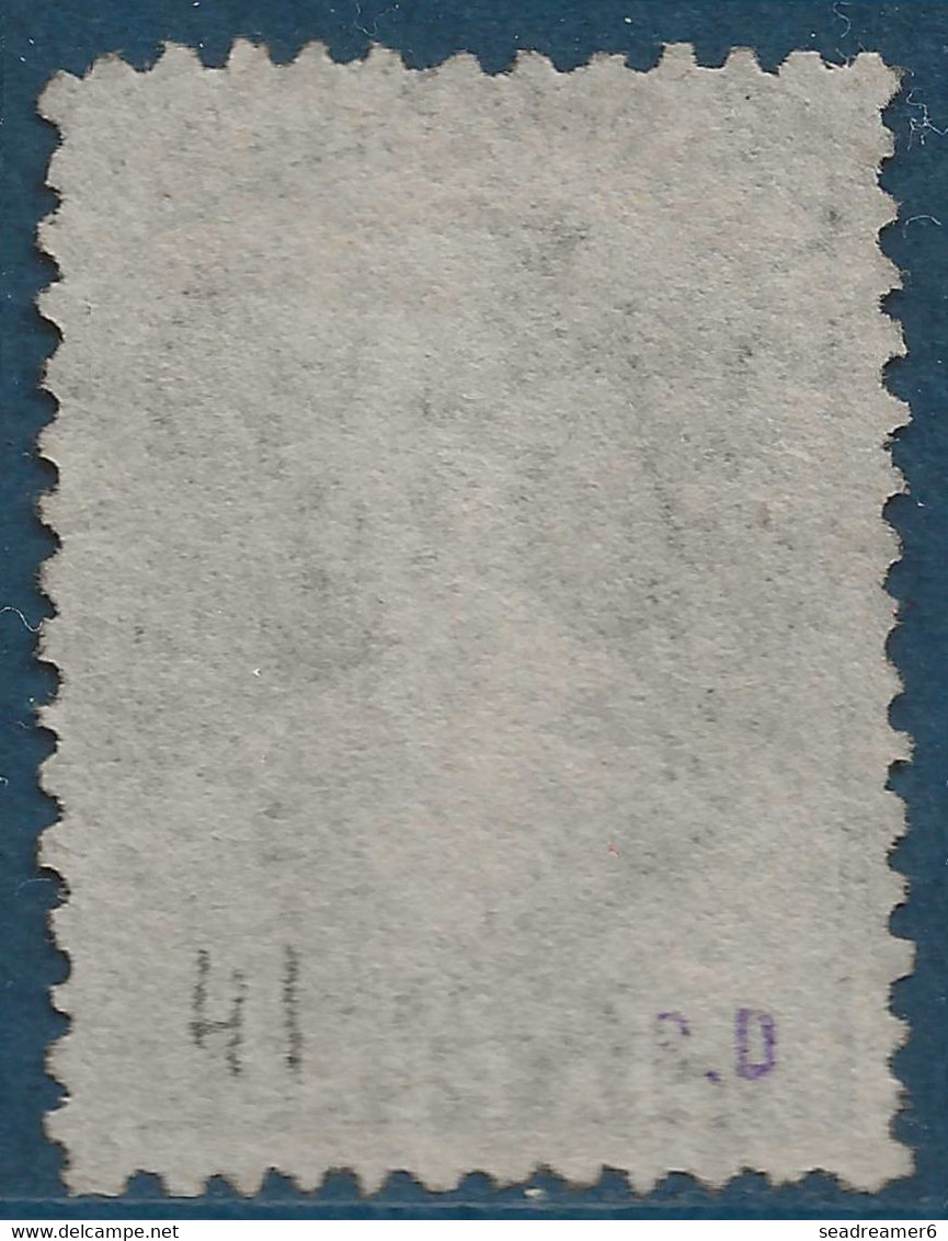 Nouvelle Zelande New Zeland Victoria N°41 6 Pence Bleu Dent 12 1/2  Oblitéré Killer TTB - Used Stamps