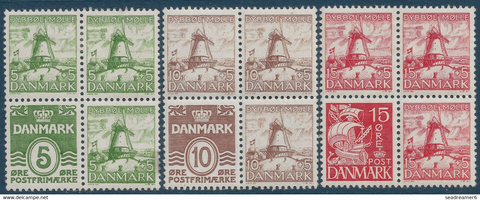 Danemark Blocs De 4 De Carnets */** Avec Timbres Voile Blanche Se Tenant...etc TTB - Nuovi