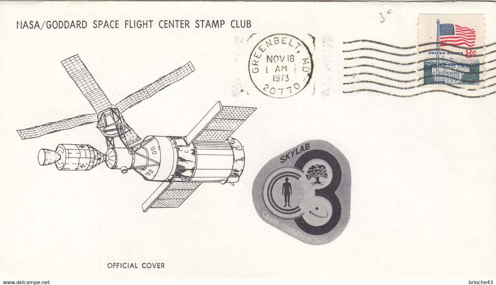NASA - GODDARD SPACE FLIGNT CENTER - GREENBELT NOV.16.1973  /1 - Otros & Sin Clasificación