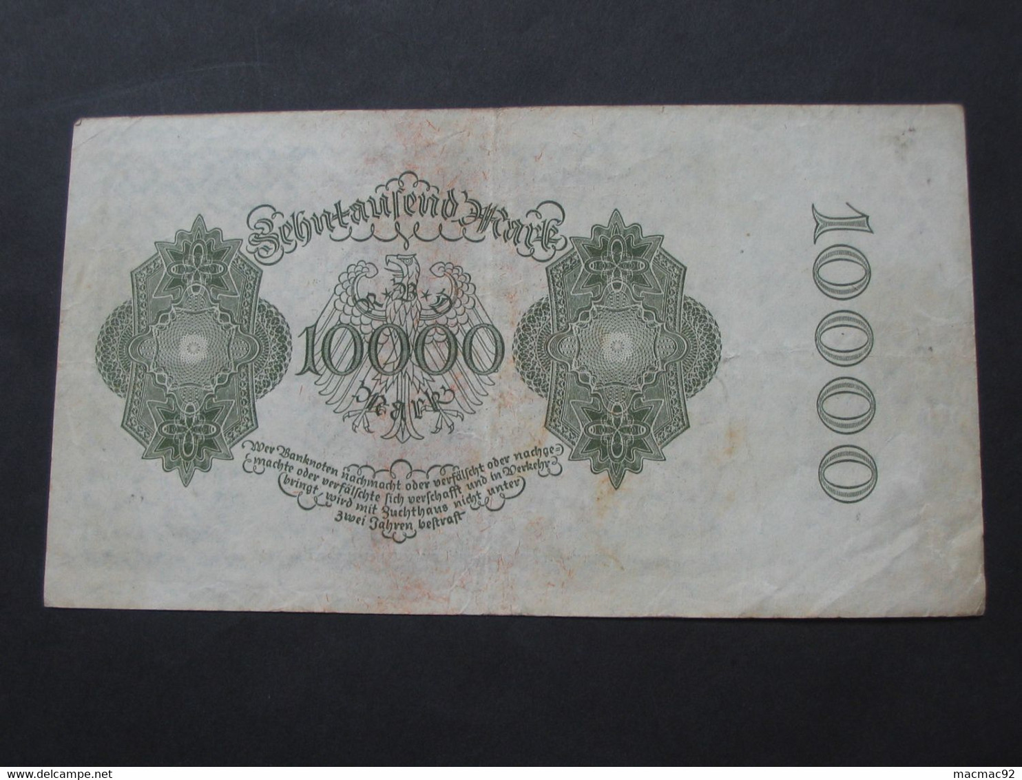 5000 Funftausend  Mark - Berlin 1922  Reichsbanknote - Germany **** EN ACHAT IMMEDIAT **** - 10000 Mark