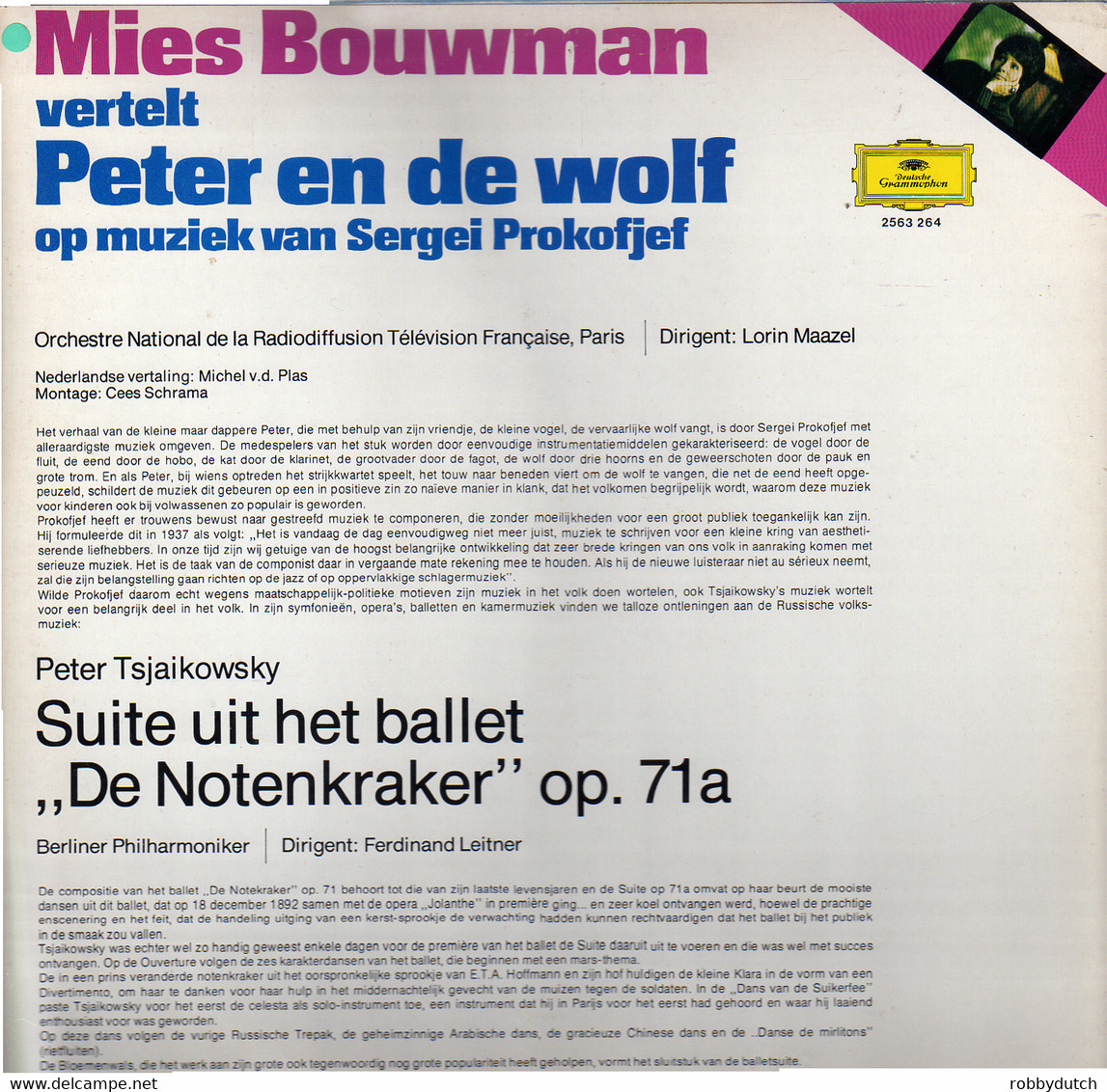 * LP *  PROKOFJEW - PETER EN DE WOLF - MIES BOUWMAN (Holland 1960) - Enfants