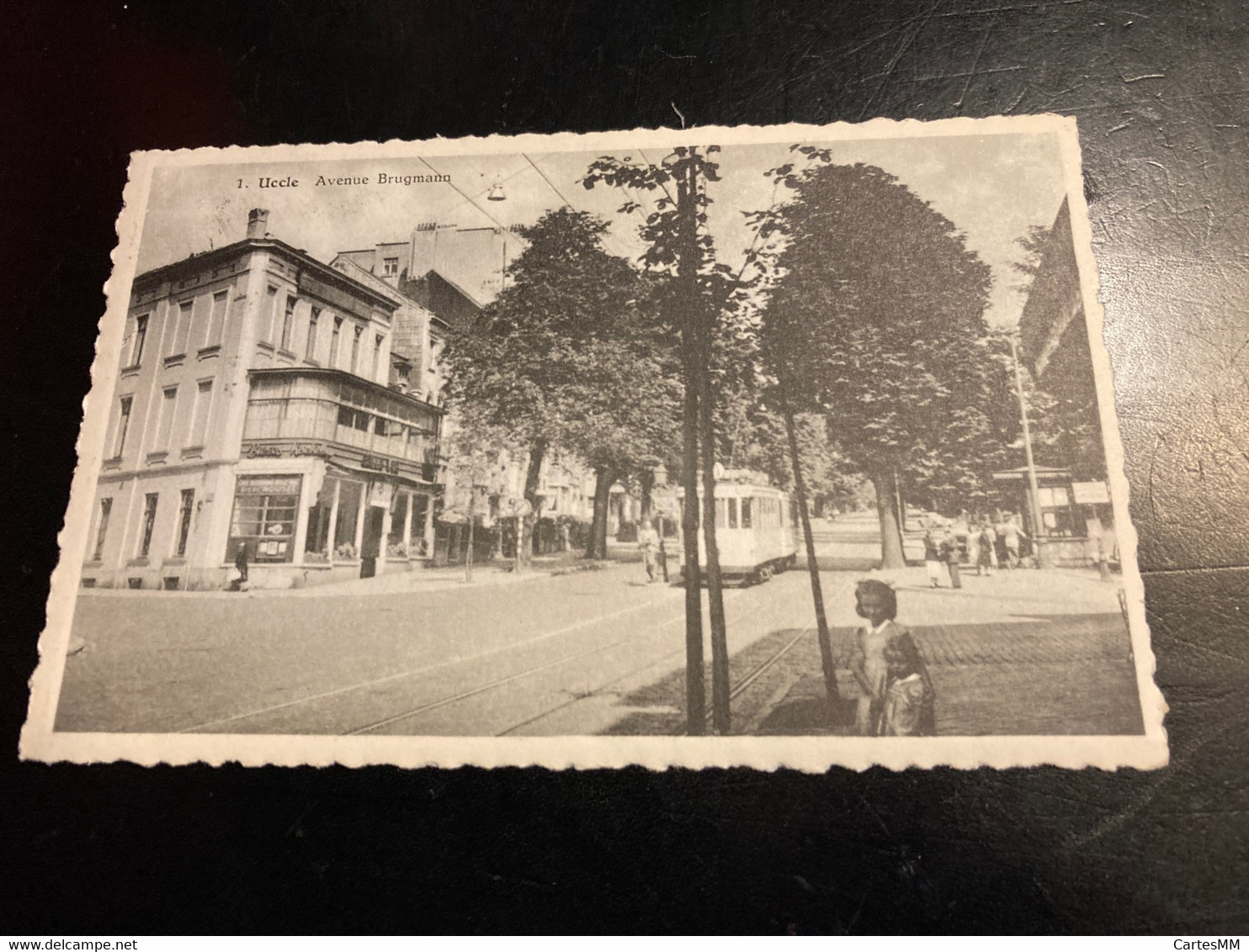 Uccle Uccle 1 Avenue Brugmann Avec Tram Carte Provenant De La Succession Du Photographe Fassotte PBL - Uccle - Ukkel