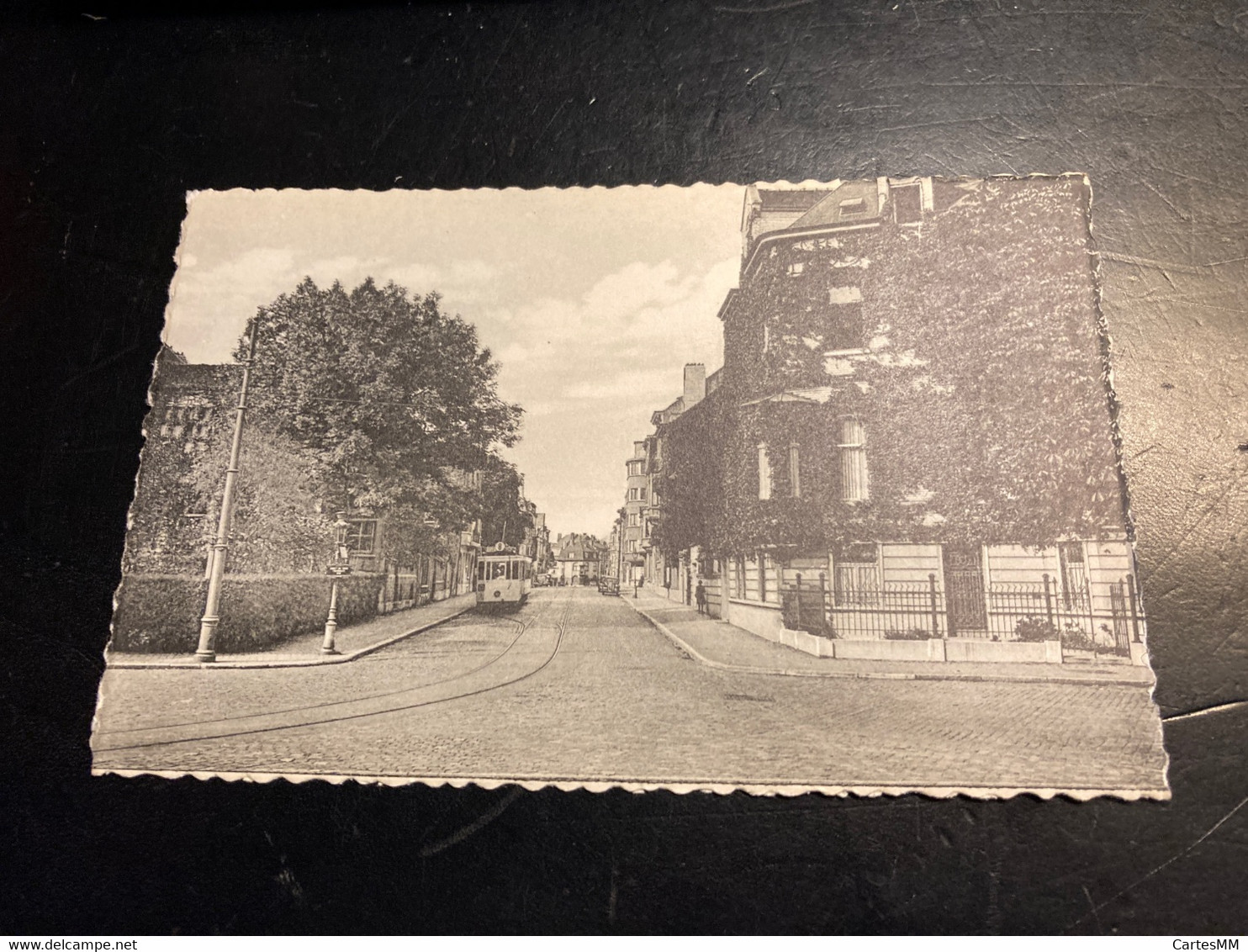 Uccle Uccle Rue Marianne Avec Tram Carte Provenant De La Succession Du Photographe Fassotte PBL - Uccle - Ukkel