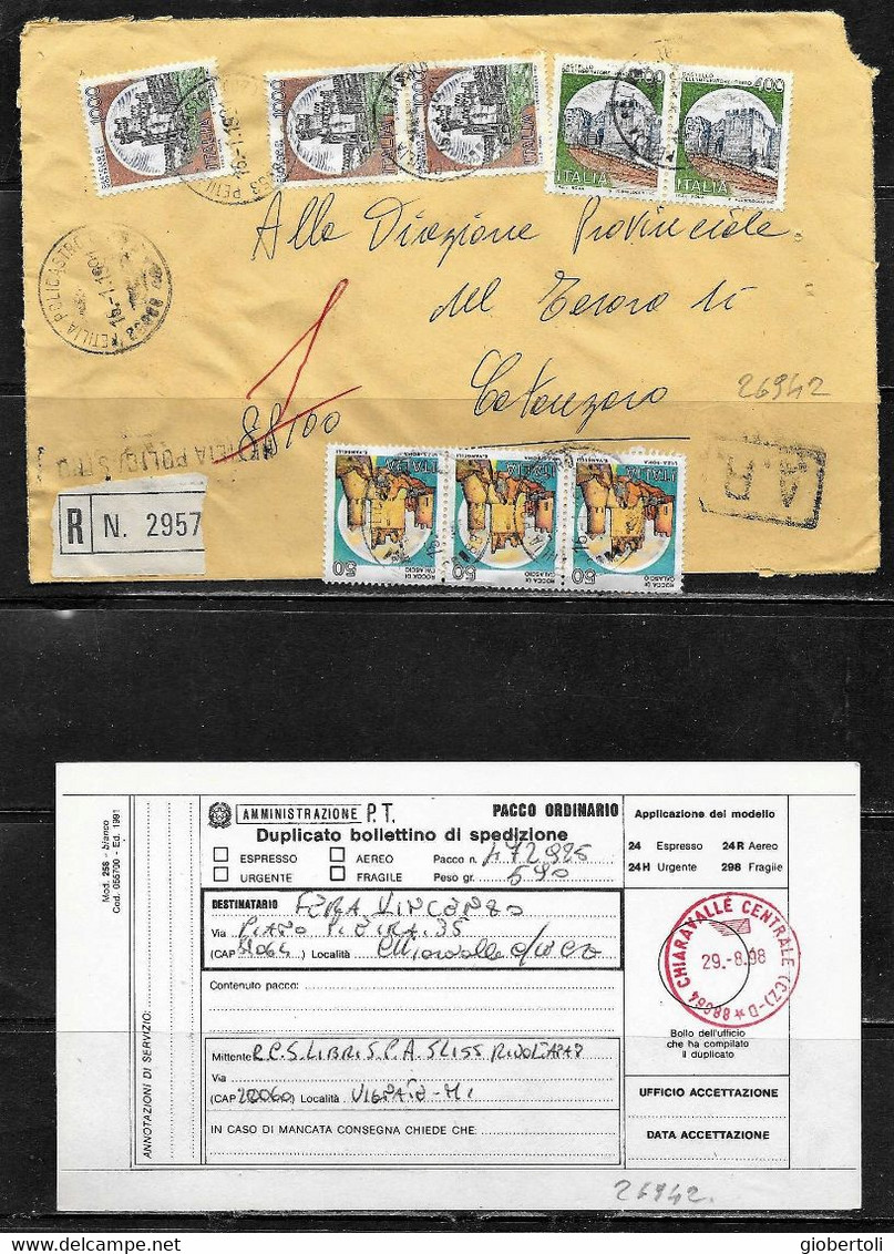 Italia/Italy/Italie: Lotto Di 6 Documenti Postali, Lot Of 6 Postal Documents. Loto Di 6 Documents Postaux - Lotti E Collezioni