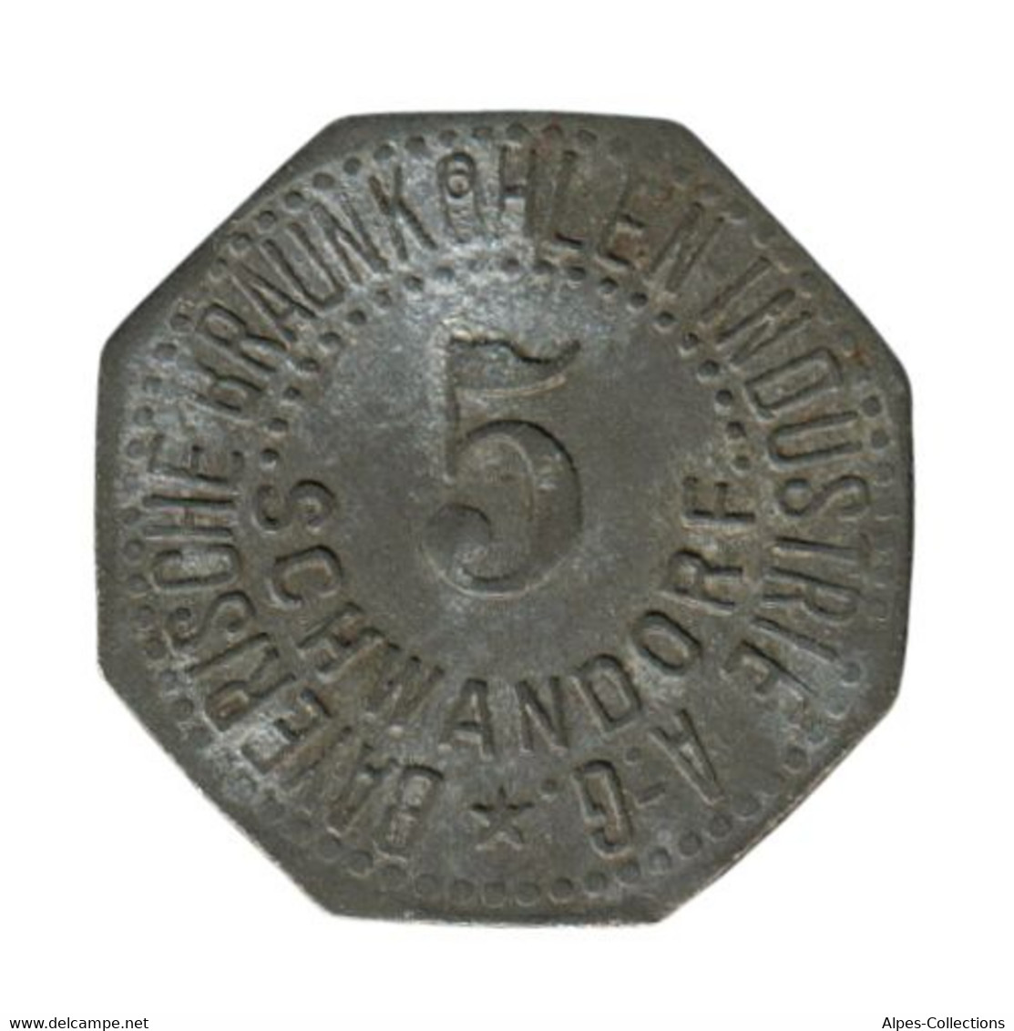 ALLEMAGNE - SCHWANDORF - 05.1 - Monnaie De Nécessité - 5 Pfennig - Monétaires/De Nécessité