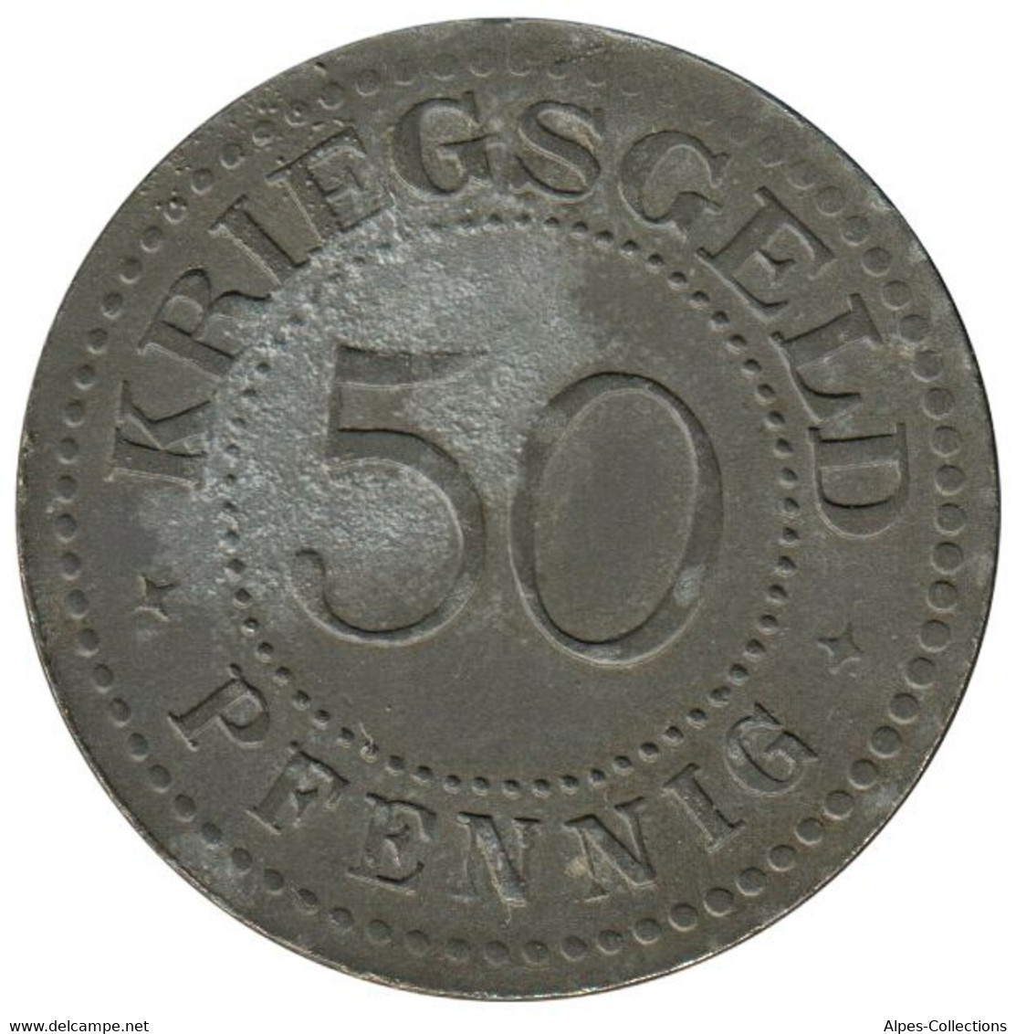 ALLEMAGNE - SOLINGEN - 50.1 - Monnaie De Nécessité - 50 Pfennig 1917 - Monetary/Of Necessity