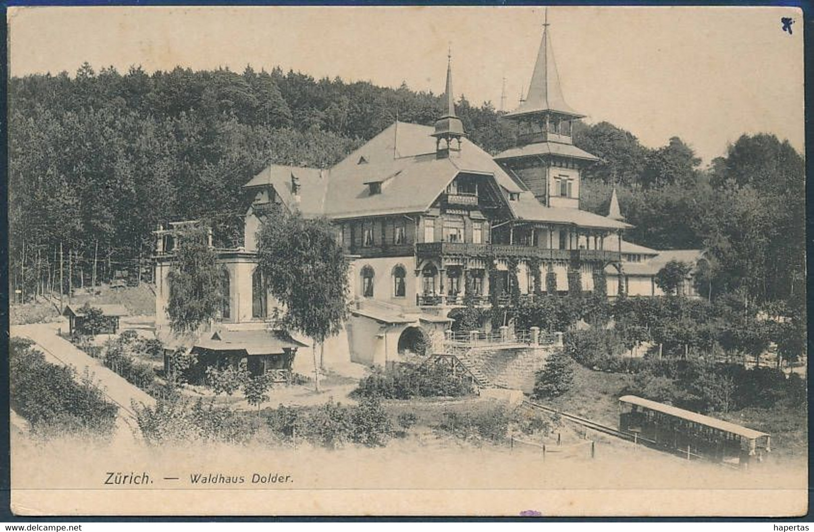 Zürich, Waldhaus Dolder - Posted 1911 - Wald
