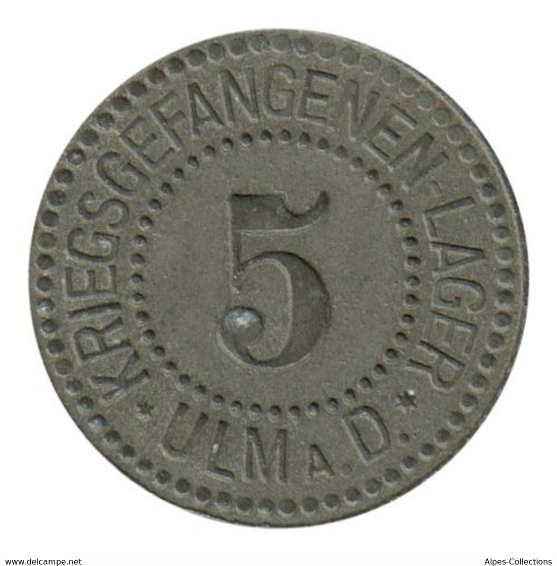 ALLEMAGNE - ULM - 05.1 - Monnaie De Nécessité - 5 Pfennig - Monetary/Of Necessity