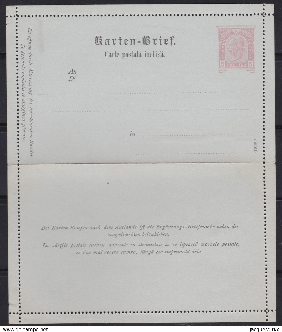 Österreich   .   Y&T   .   Karten-Brief    .   **       .   Postfrisch    .   /    .   MNH - Storia Postale