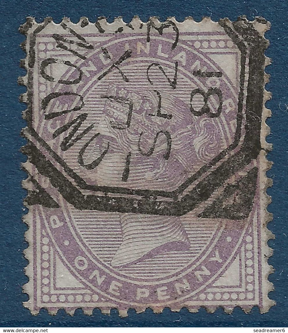 Grande Bretagne 1881 N°72 1 Pence Violet Obliération Dateur Special De LONDRES SUPERBE - Oblitérés