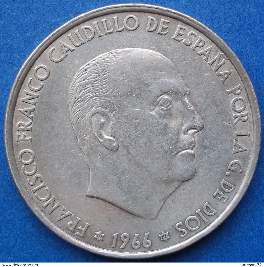 SPAIN - Silver 100 Pesetas 1966 *66 KM# 797 - Edelweiss Coins - Otros & Sin Clasificación