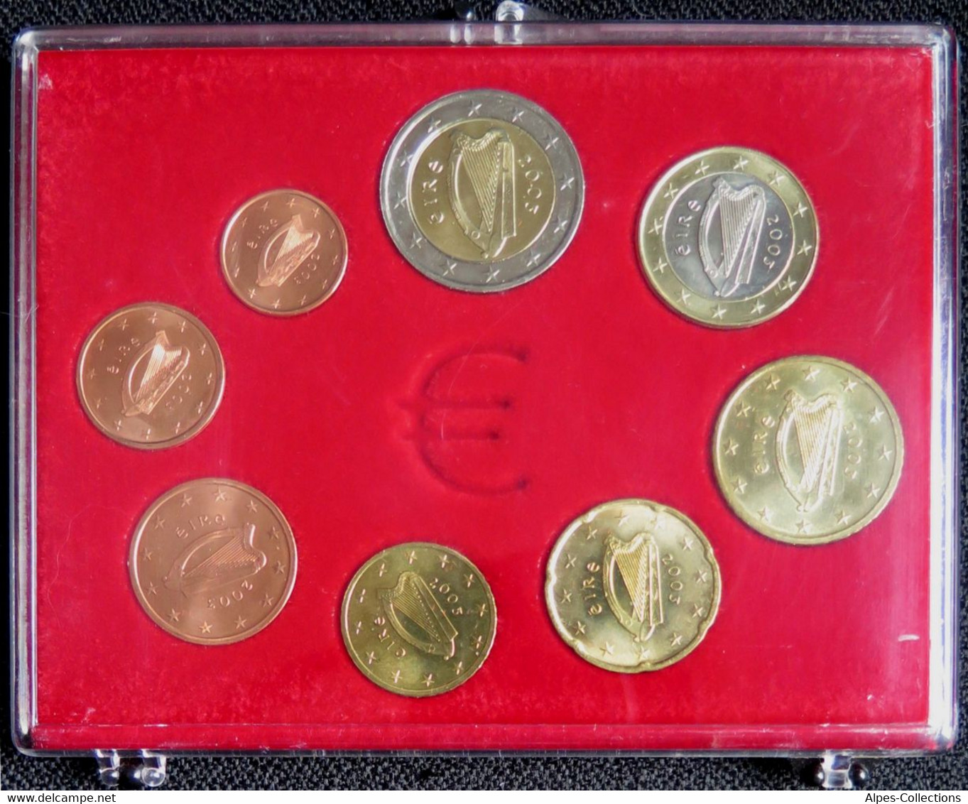 IRX2003.3 - SERIE EUROS IRLANDE - 2003 - 1 Cent à 2 Euros - Irlanda