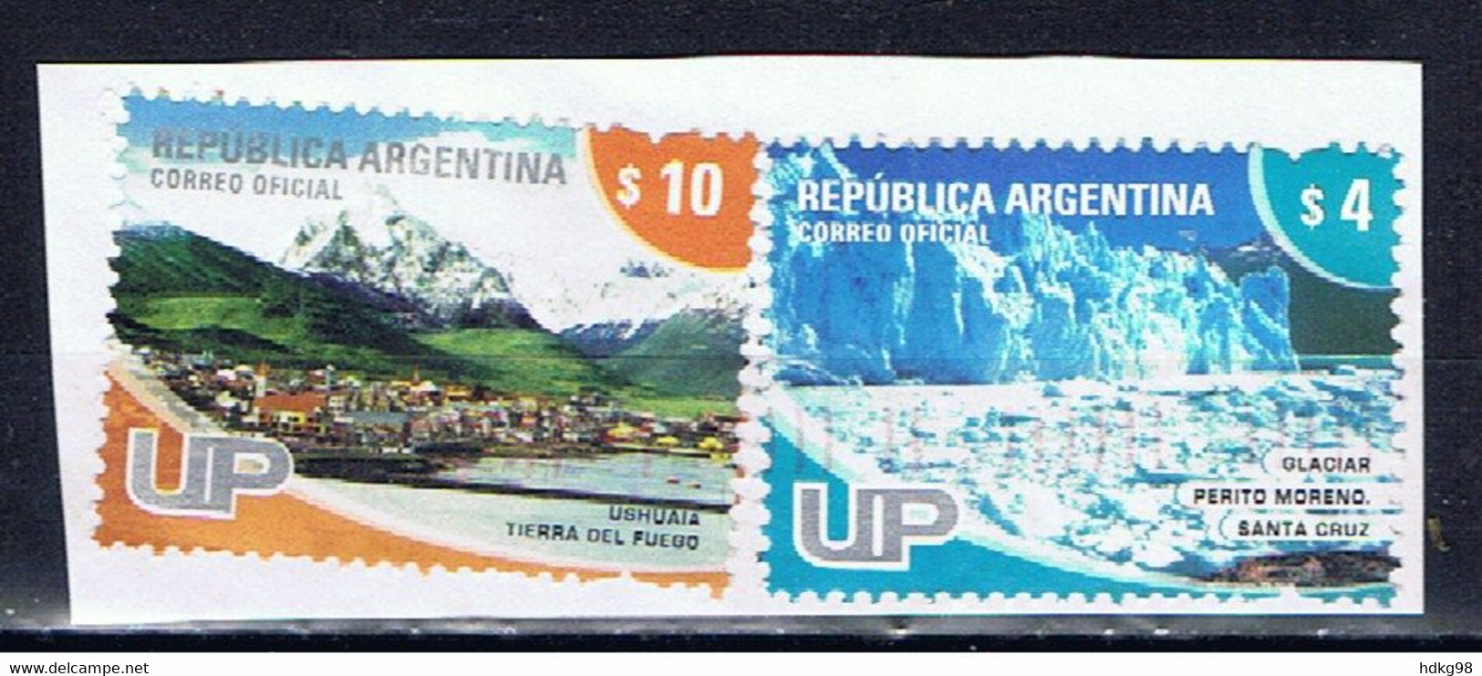 RA+ Argentinien 2005 2008 Mi 3012 3230 Gletscher, Ushuaia - Oblitérés