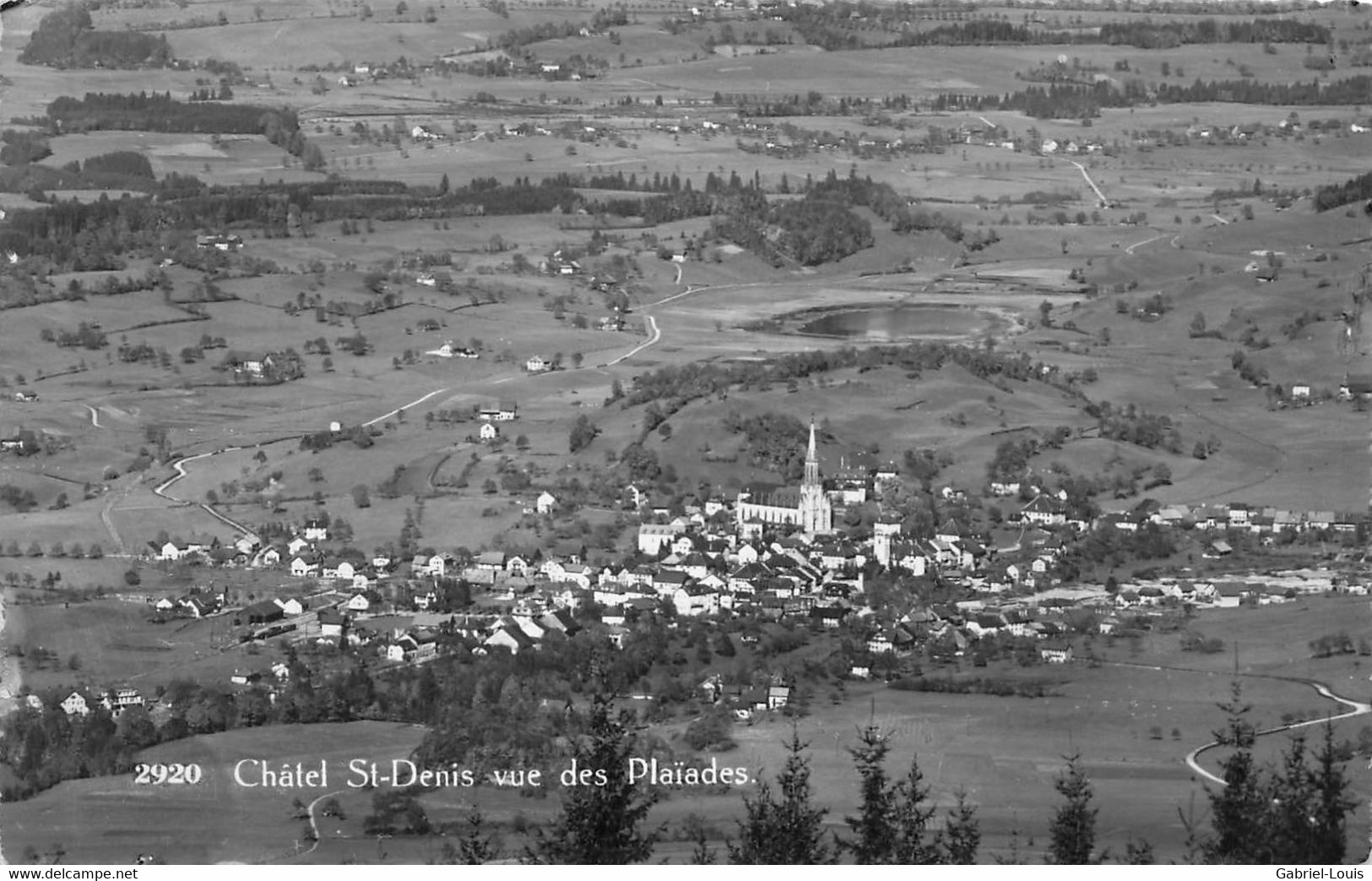 Châtel-St-Denis Vue Des Pläiades Pleiades - Autres & Non Classés