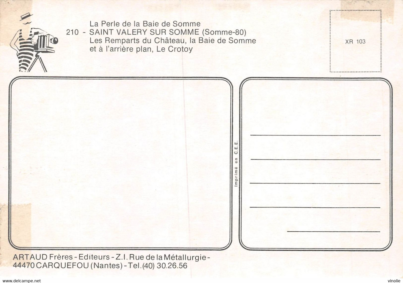 P-FL-M-22-2295 : SAINT-VALERY-SUR-SOMME. VUE AERIENNE - Saint Valery Sur Somme