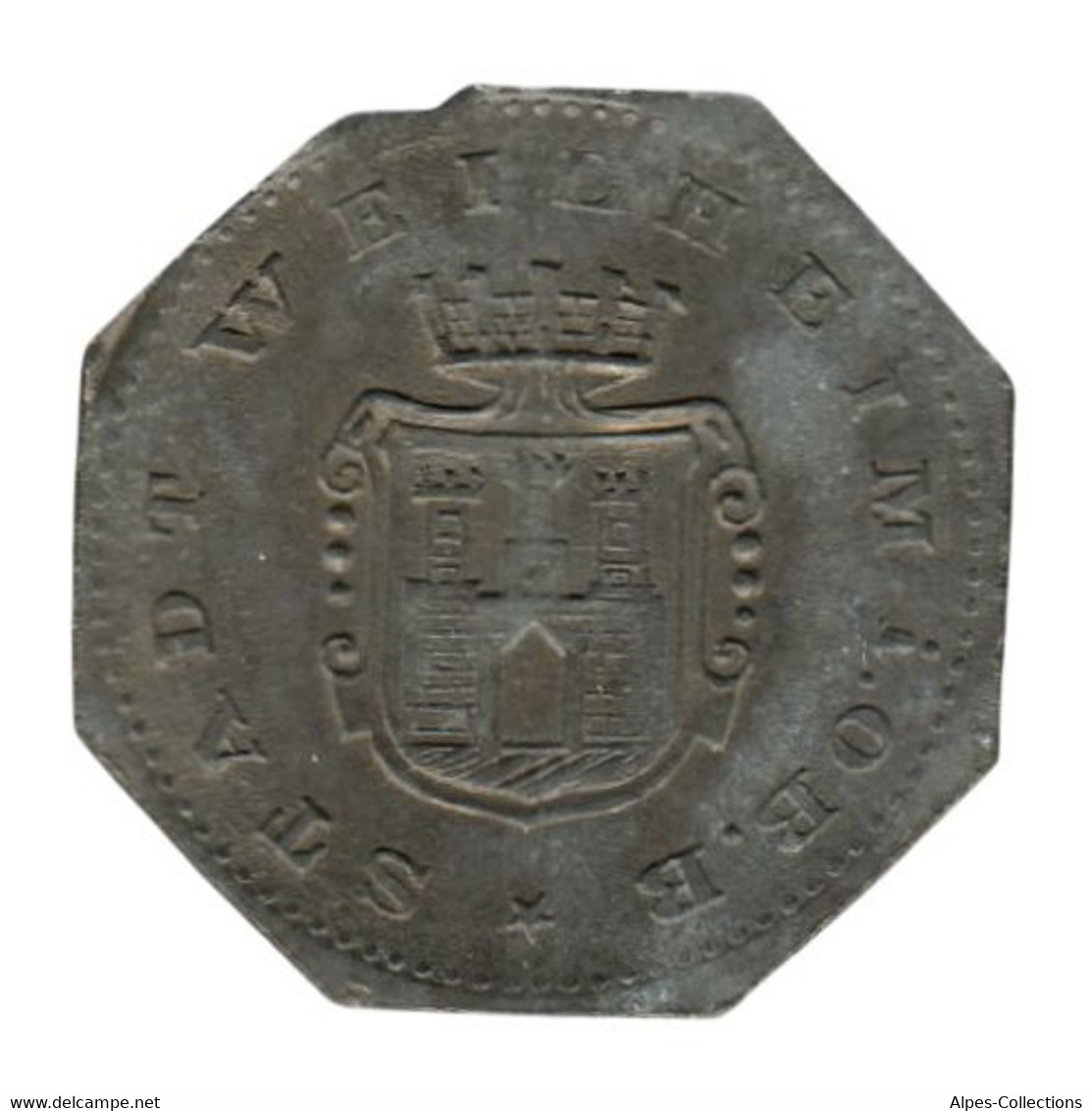ALLEMAGNE - WEILHEIM - 10.1 - Monnaie De Nécessité - 10 Pfennig 1917 - Notgeld