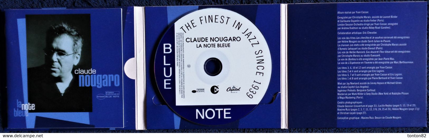 Claude NOUGARO - La BLUE NOTE - CD 12 Titres . - Cómica