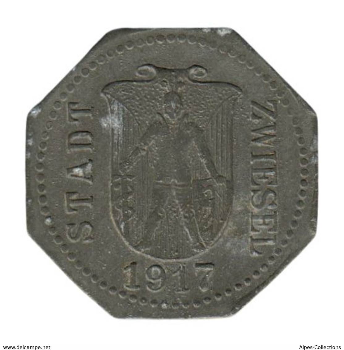 ALLEMAGNE - ZWIESEL - 10.1 - Monnaie De Nécessité - 10 Pfennig 1917 - Monétaires/De Nécessité