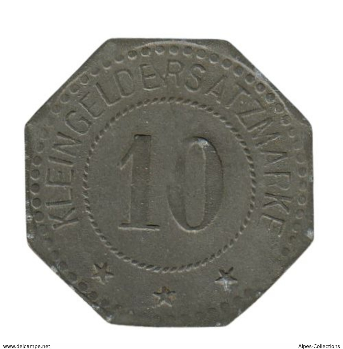 ALLEMAGNE - ZWIESEL - 10.1 - Monnaie De Nécessité - 10 Pfennig 1917 - Notgeld