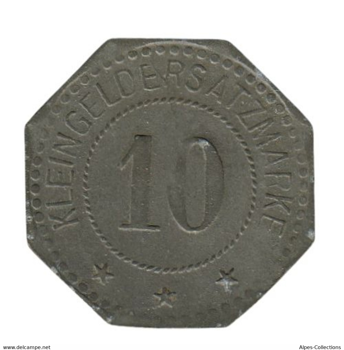 ALLEMAGNE - ZWIESEL - 10.1 - Monnaie De Nécessité - 10 Pfennig 1917 - Monétaires/De Nécessité