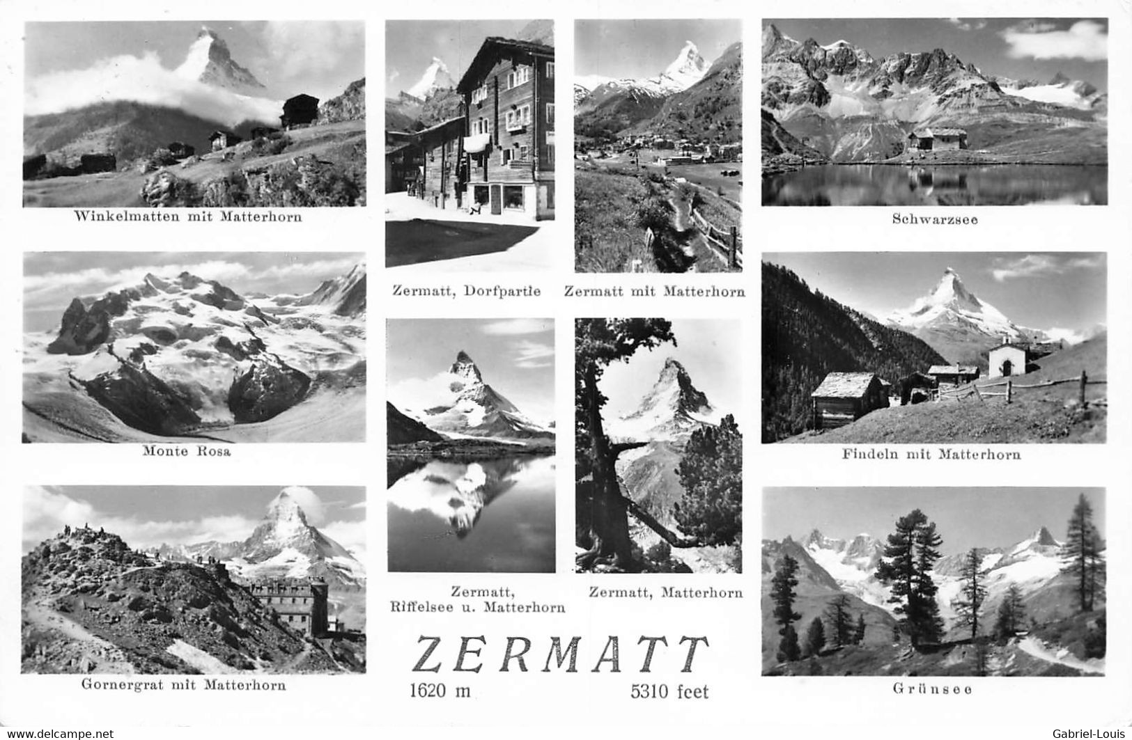 Zermatt Vues Multiples Matterhorn Cervin - Zermatt