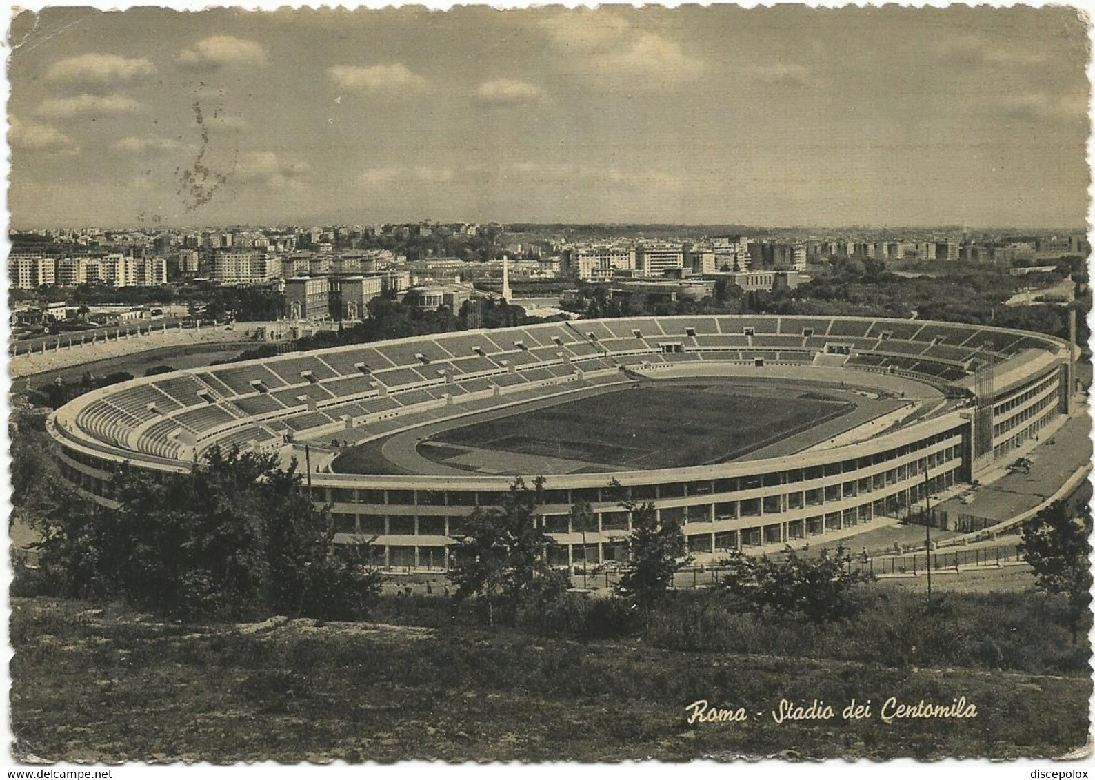 AB756 Roma - Stadio Dei Centomila - Stadium Stade / Viaggiata 1956 - Stades & Structures Sportives