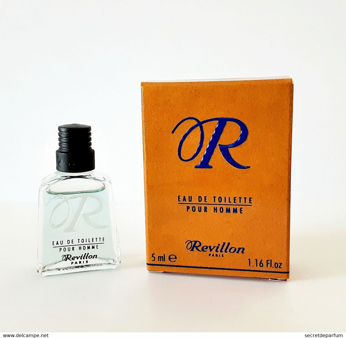 Miniatures De Parfum   R De  REVILLON   EDT For Men   5  Ml  + Boite - Miniatures Hommes (avec Boite)