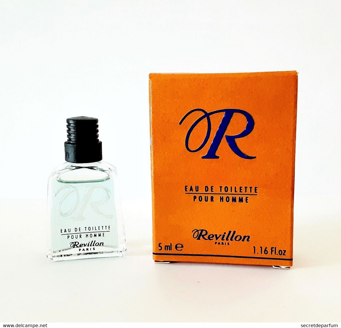 Miniatures De Parfum   R De  REVILLON   EDT For Men   5  Ml  + Boite - Miniatures Hommes (avec Boite)