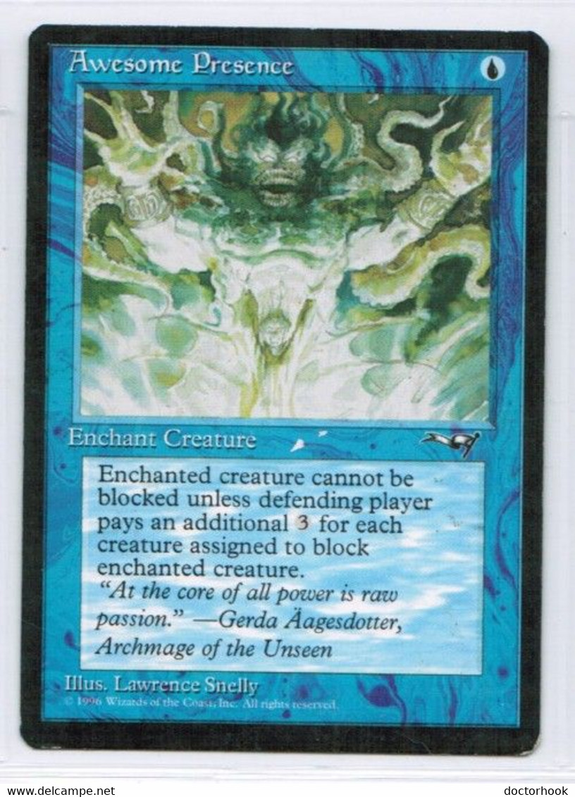 MAGIC The GATHERING  "Awesome Presence (1)"---ALLIANCES (MTG--144-5) - Autres & Non Classés