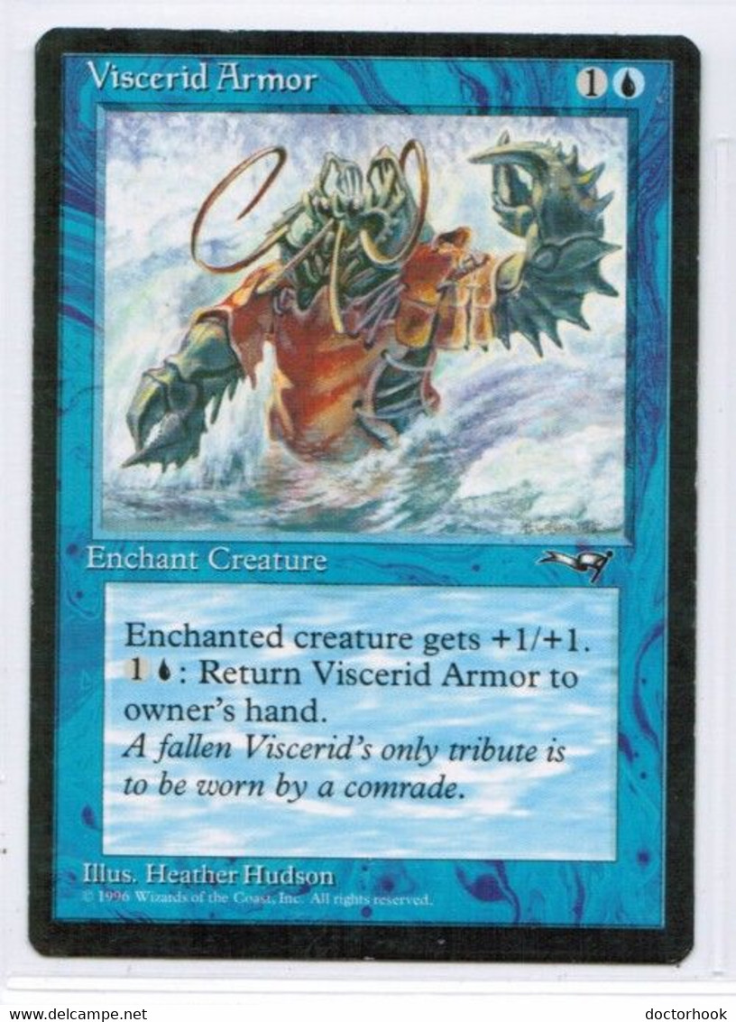 MAGIC The GATHERING  "Viscerid Armor"---ALLIANCES (MTG--144-7) - Other & Unclassified